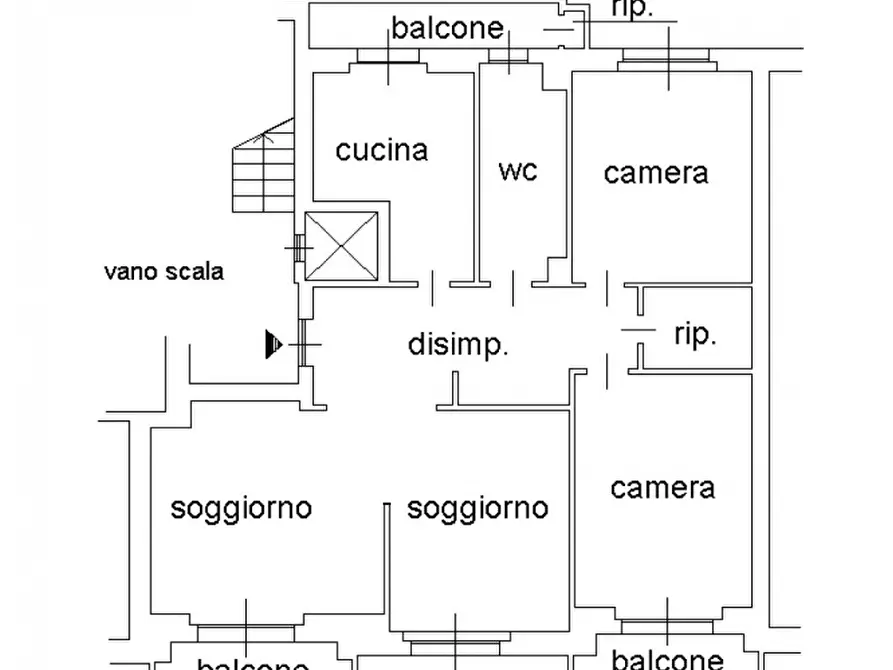 Immagine 25 di Appartamento in affitto  in VIA FRANCESCO CENDOLA 4 a Asti