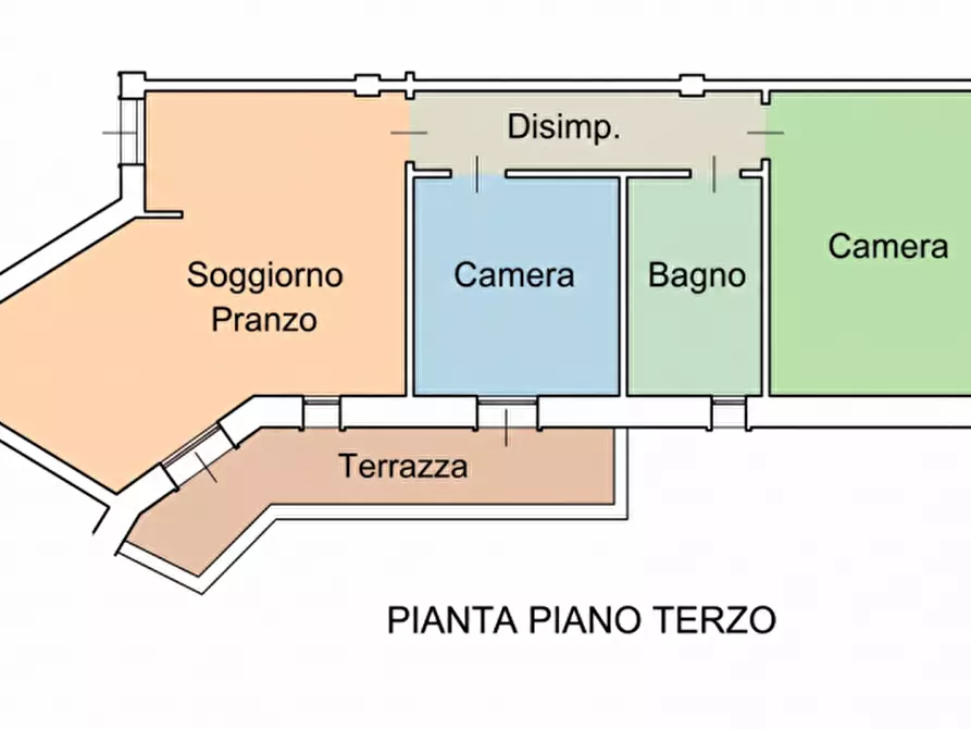 Immagine 17 di Appartamento in vendita  in VIA GIORGIONE n. 18/B  Scala B Interno 10 Piano 3 a Camposampiero