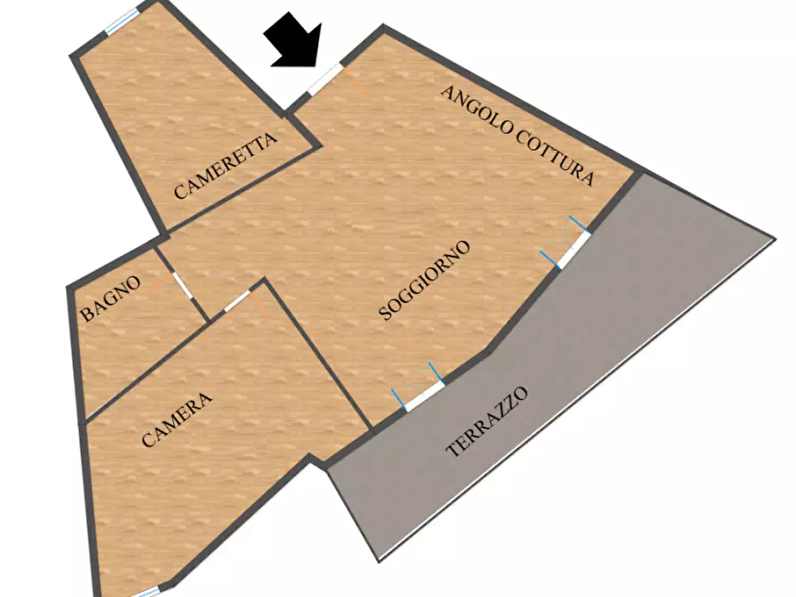 Immagine 28 di Appartamento in vendita  in VIA DI CASAL DEL MARMO 496 a Roma