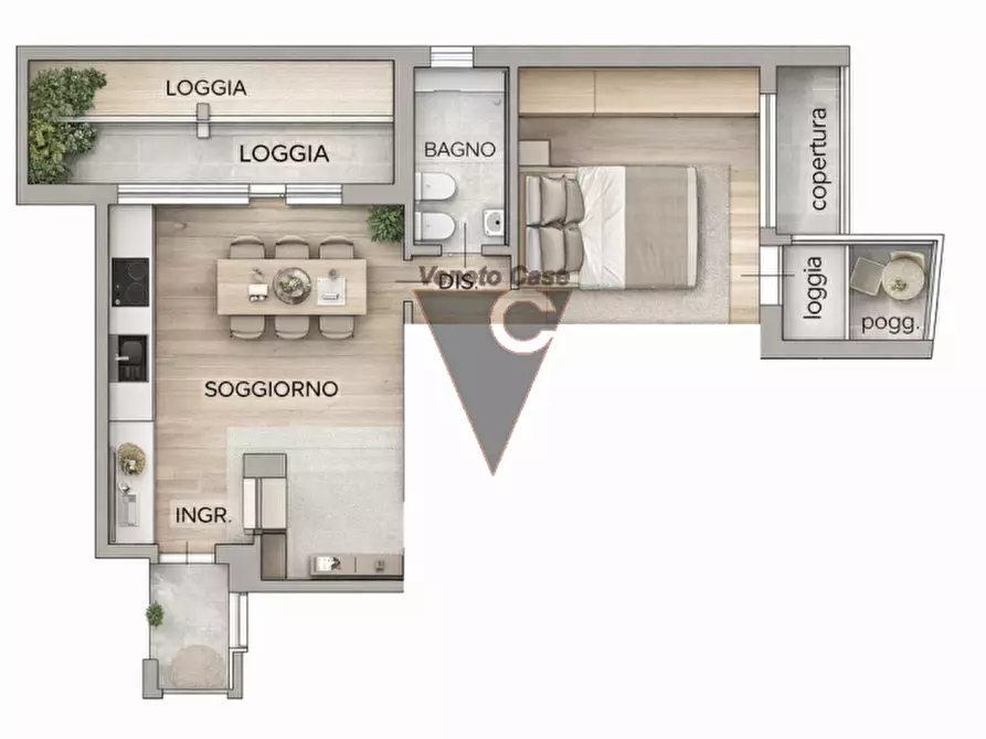 Immagine 28 di Appartamento in vendita  in Piazza Marzabotto a Dolo