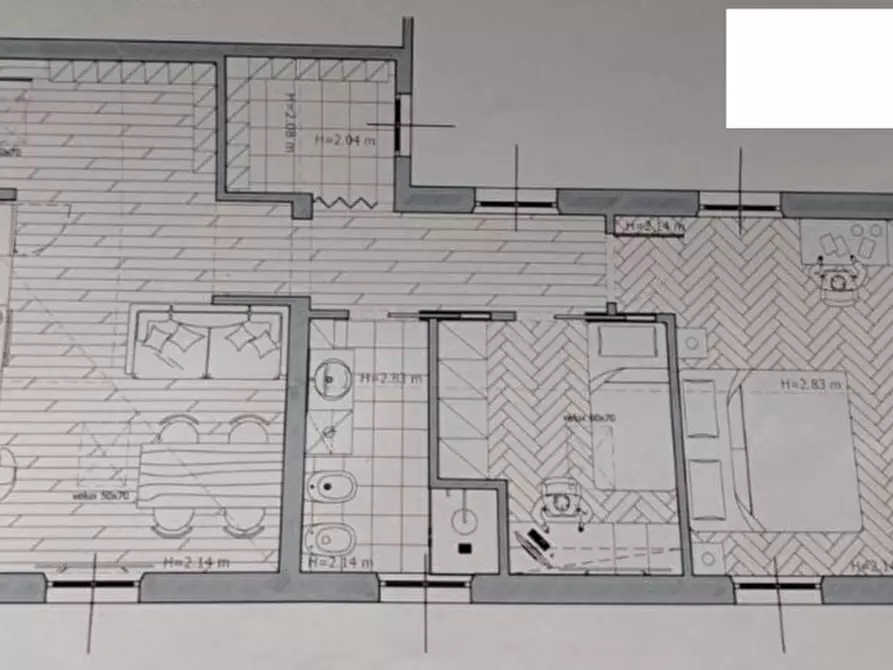 Immagine 31 di Appartamento in vendita  in Via La Spezia a Parma