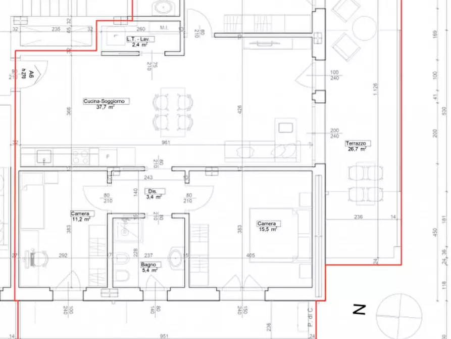 Immagine 6 di Appartamento in vendita  in Via Nascimben a Treviso