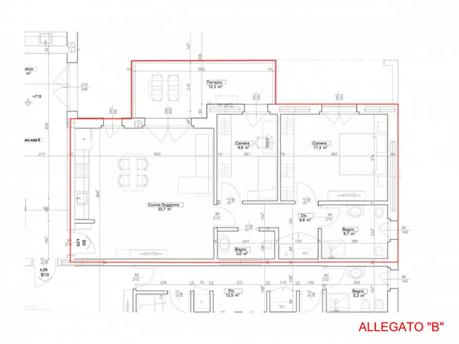 Immagine 7 di Appartamento in vendita  in Via Nascimben a Treviso