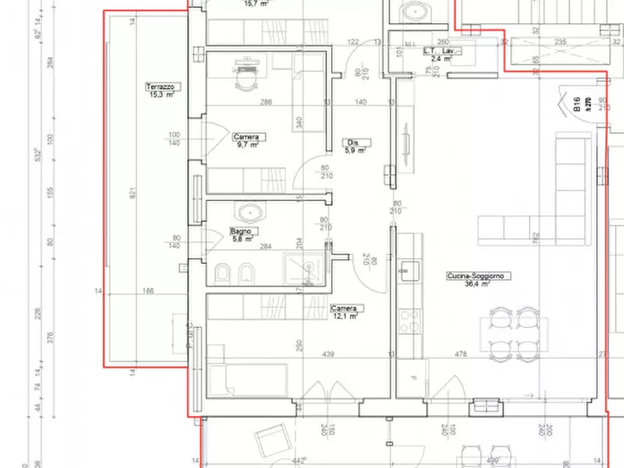 Immagine 13 di Appartamento in vendita  in Via Nascimben a Treviso