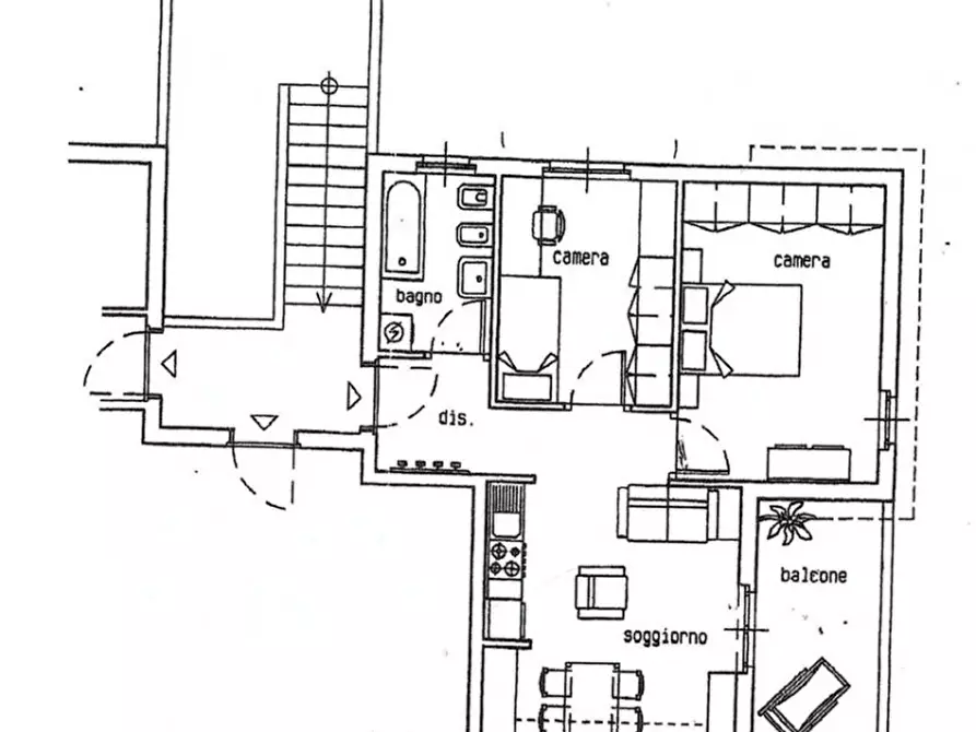 Immagine 12 di Appartamento in vendita  in strada per i piani a Castellaro