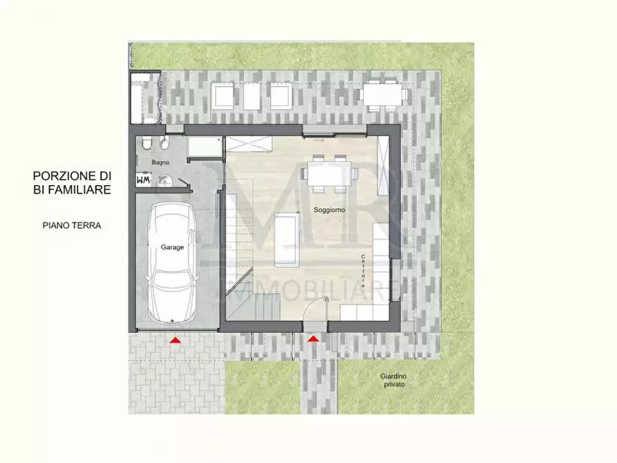 Immagine 2 di Casa bifamiliare in vendita  in Via Podreca a Abano Terme