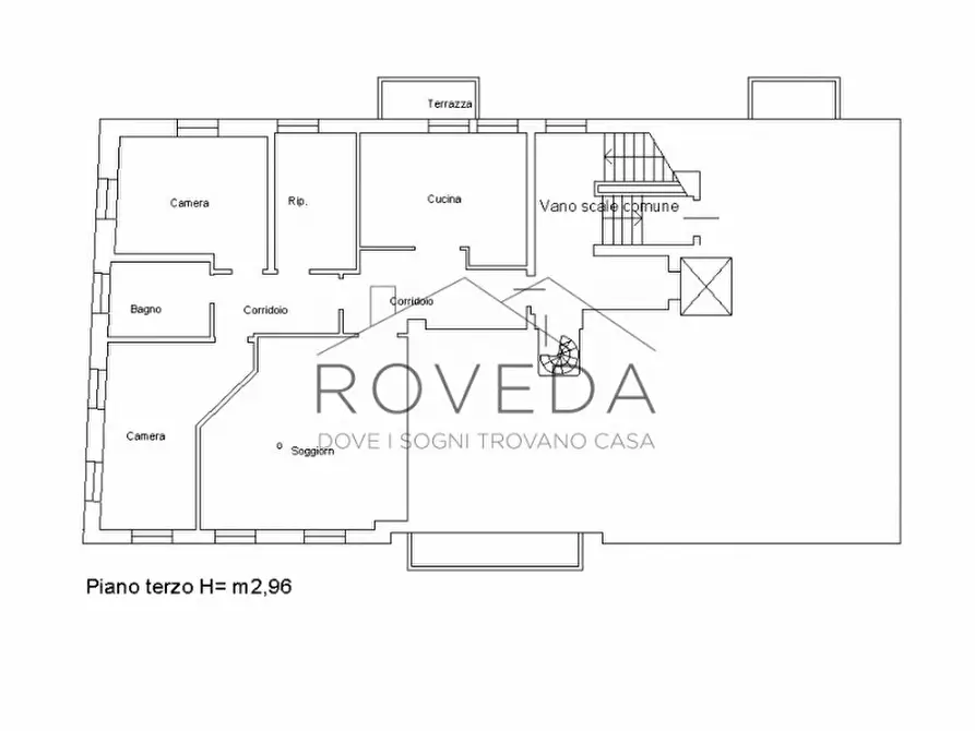 Immagine 20 di Appartamento in vendita  in Piazza del Duomo a Treviso