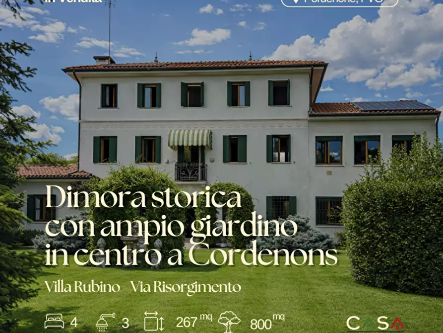 Immagine 1 di Villa in vendita  in via risorgimento a Cordenons