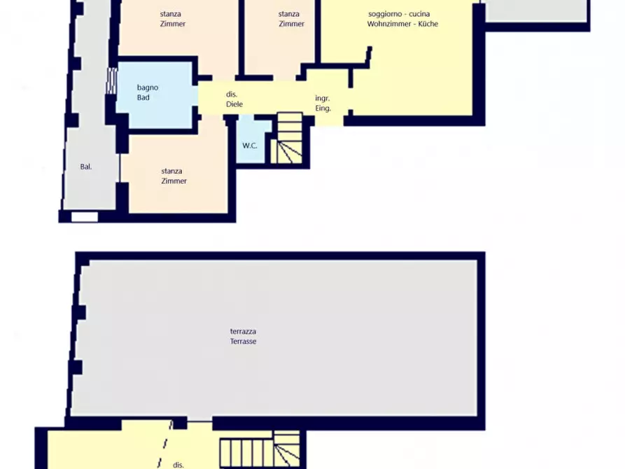 Immagine 2 di Appartamento in vendita  in Via Rencio - Rentschner Straße a Bolzano