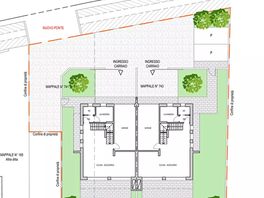 Immagine 12 di Casa bifamiliare in vendita  in Via Sile a Castelfranco Veneto