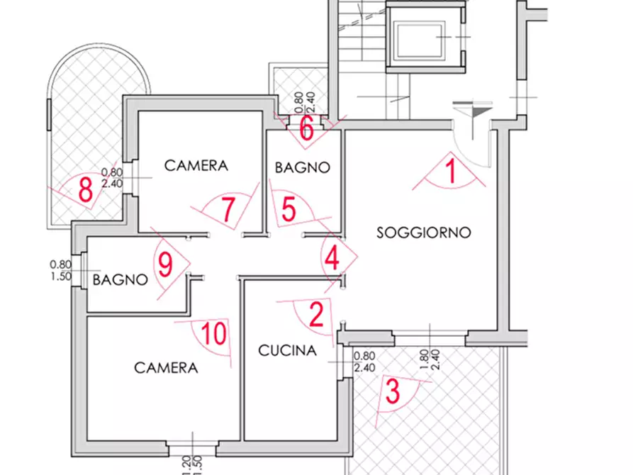 Immagine 25 di Appartamento in vendita  in Via Baruchello 15 a Buttapietra