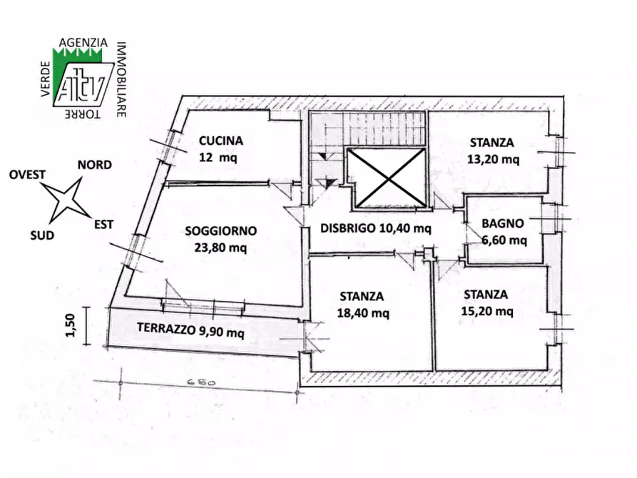 Immagine 34 di Appartamento in vendita  in Roverè della Luna Via dei Mulini a Roverè Della Luna