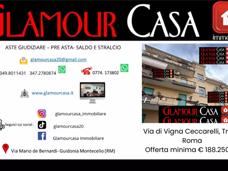 Immagine 1 di Appartamento in vendita  in Via di Vigna Ceccarelli a Roma