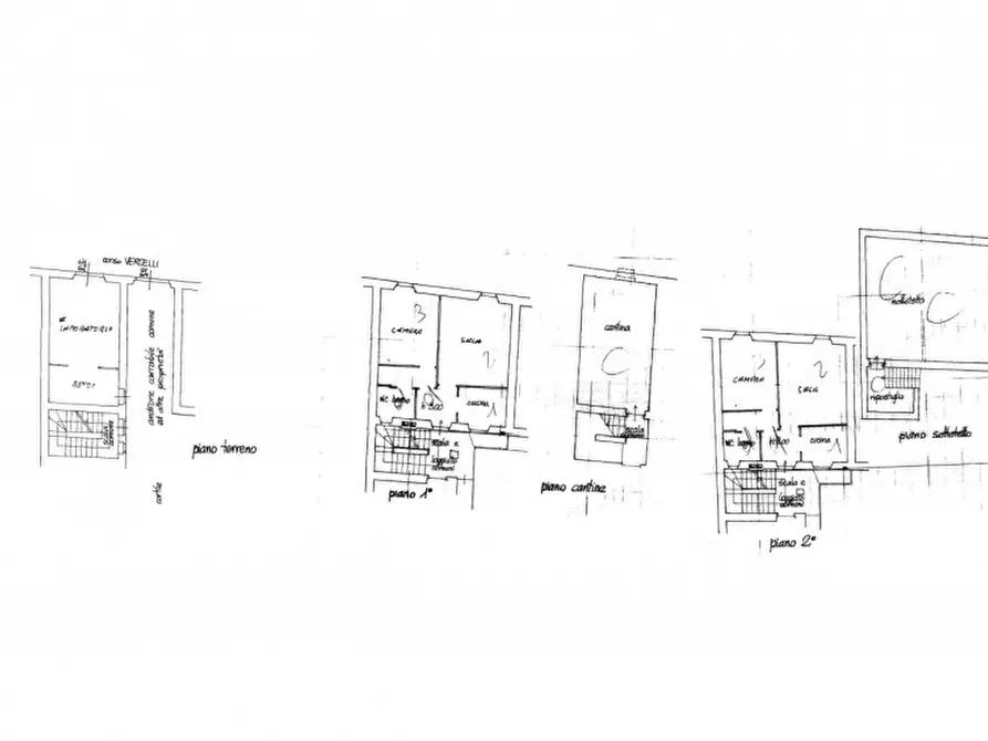 Immagine 20 di Villetta a schiera in vendita  in Corso Vercelli, 64 a Gattinara