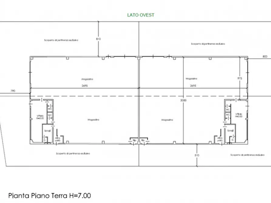 Immagine 20 di Capannone industriale in vendita  in via galilei a Codevigo