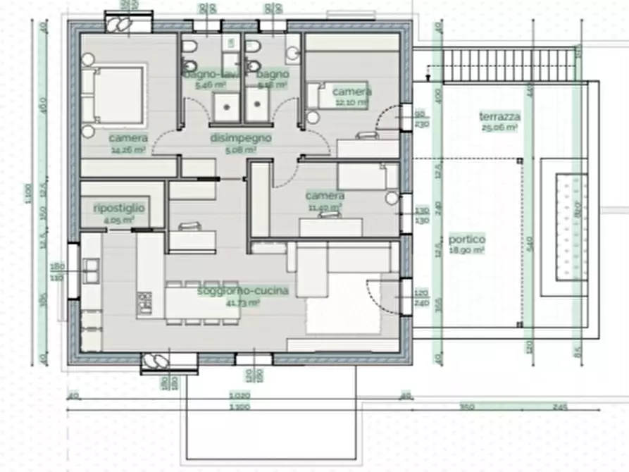 Immagine 9 di Casa bifamiliare in vendita  in VIA dei bersaglieri a Fontaniva