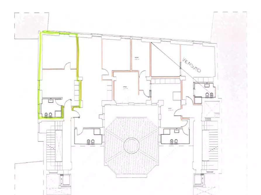 Immagine 10 di Appartamento in vendita  in Corso Andrea Palladio a Vicenza