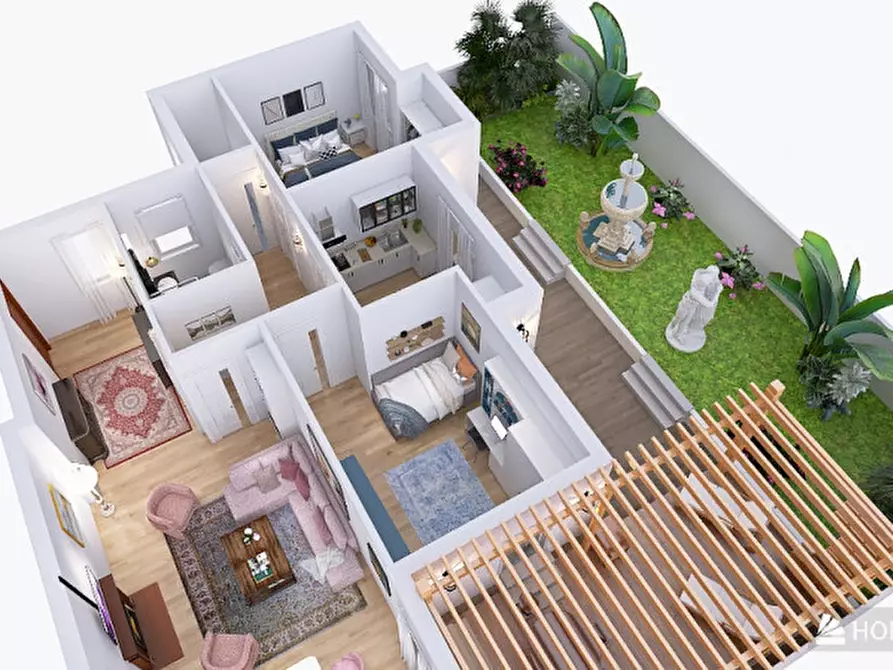 Immagine 33 di Appartamento in vendita  in Viale dei Colli Portuensi a Roma