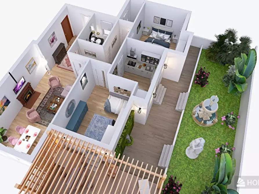 Immagine 34 di Appartamento in vendita  in Viale dei Colli Portuensi a Roma