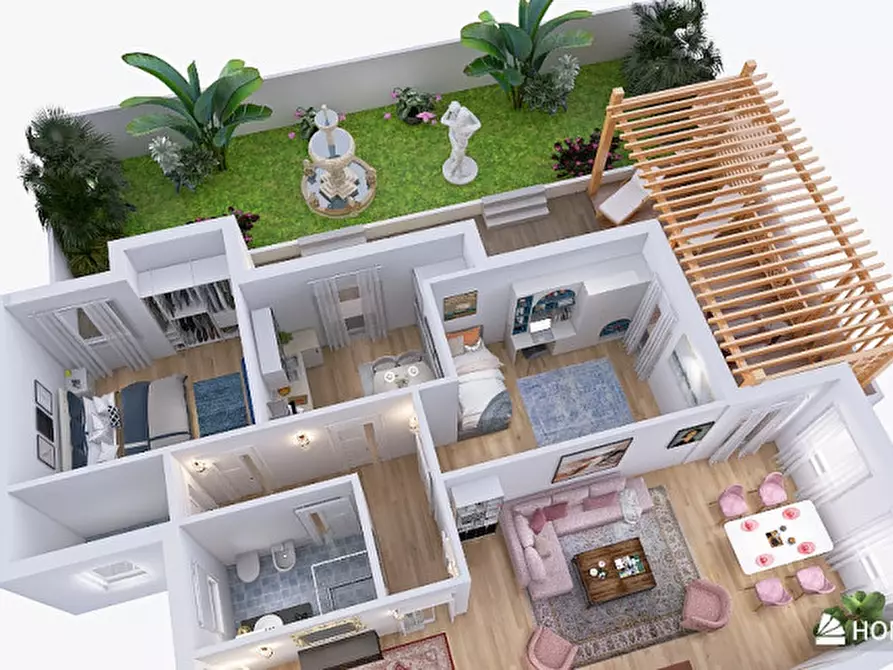 Immagine 37 di Appartamento in vendita  in Viale dei Colli Portuensi a Roma