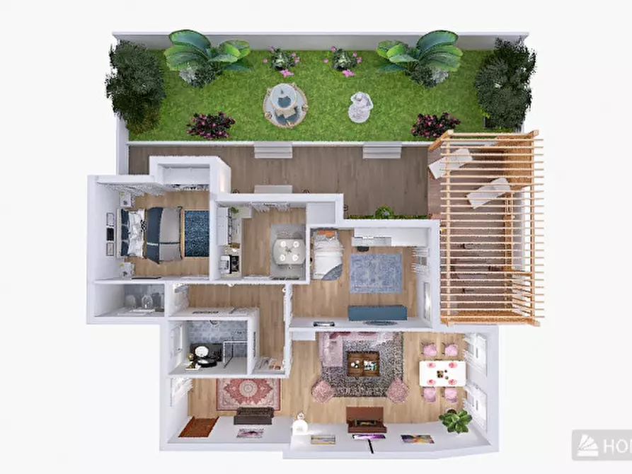 Immagine 38 di Appartamento in vendita  in Viale dei Colli Portuensi a Roma