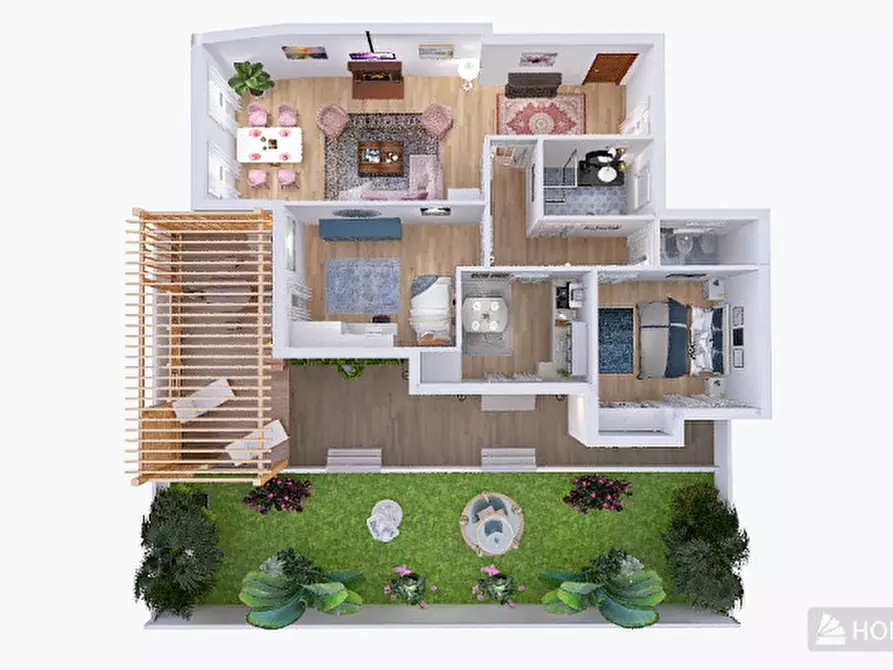 Immagine 40 di Appartamento in vendita  in Viale dei Colli Portuensi a Roma