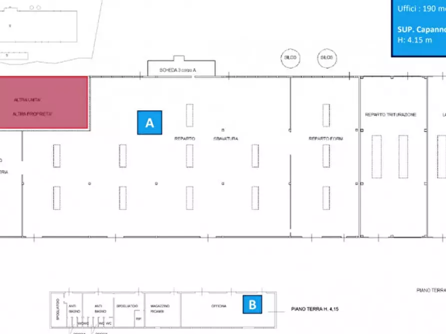 Immagine 2 di Capannone industriale in affitto  a Este
