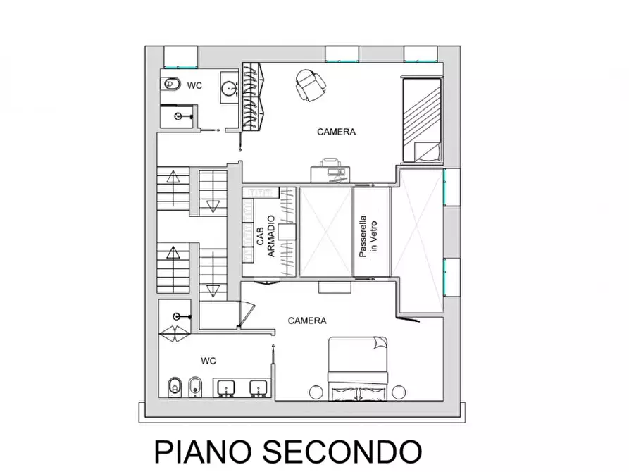 Immagine 28 di Villa in vendita  in Piazza Vittorio Emanuele II a Portobuffolè