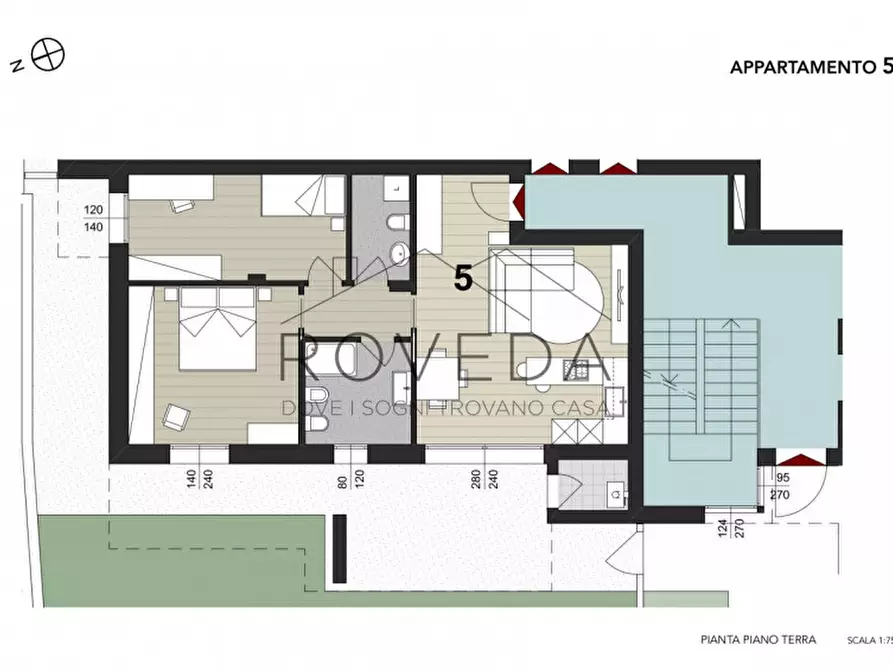 Immagine 4 di Appartamento in vendita  in Piazza Guglielmo Marconi a Casier