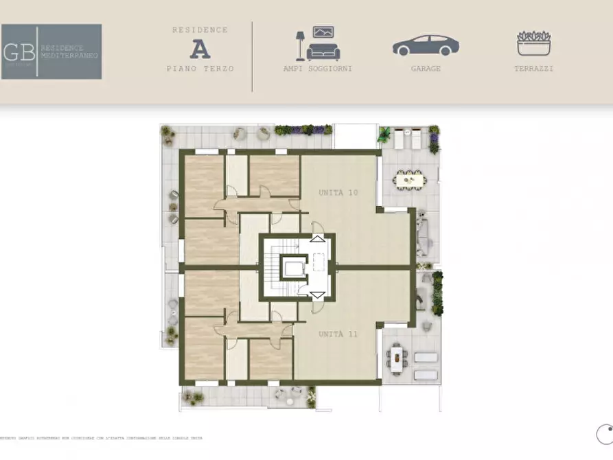 Immagine 2 di Attico in vendita  in Via Antonio Magarotto a Abano Terme