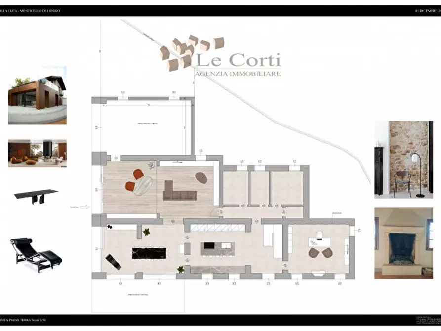 Immagine 2 di Villa in vendita  a Lonigo