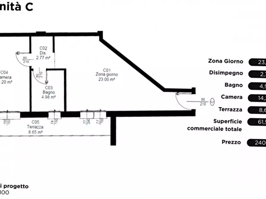 Immagine 9 di Appartamento in vendita  in Via Santa Rosa a Padova