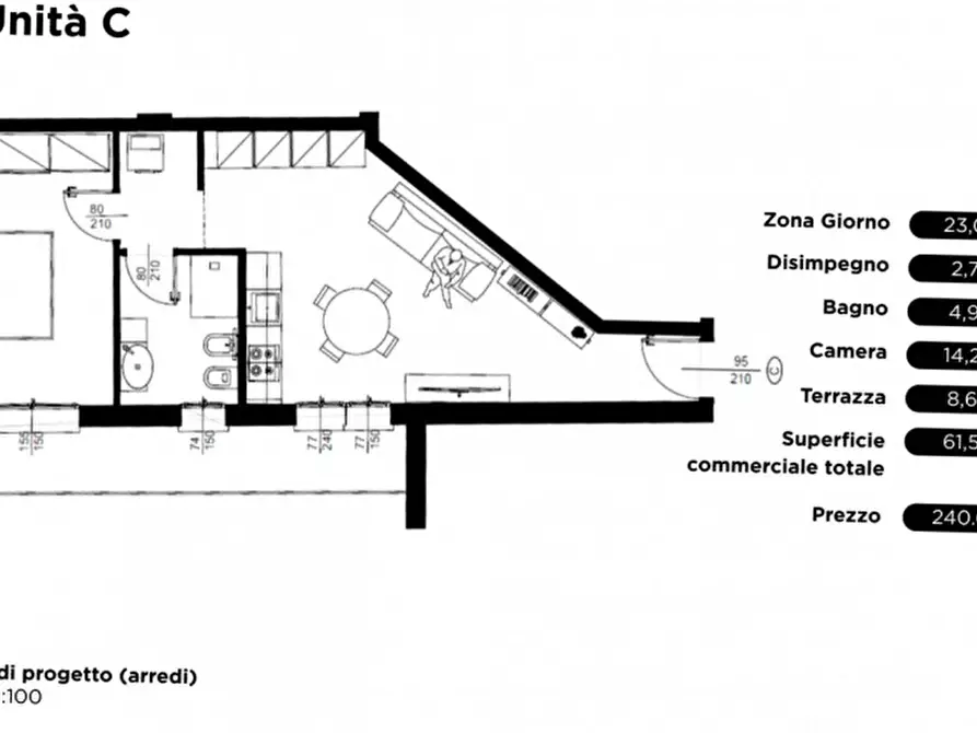Immagine 10 di Appartamento in vendita  in Via Santa Rosa a Padova