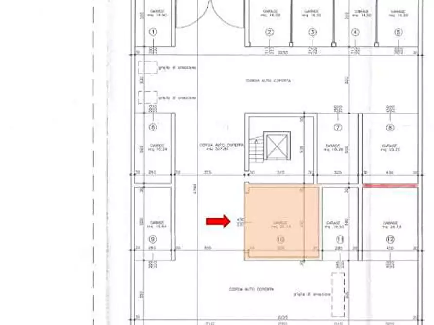 Immagine 11 di Garage in vendita  in Piazza Alcide De Gasperi 30 a San Giovanni Lupatoto