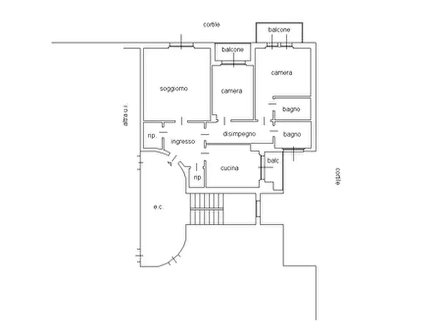 Immagine 12 di Appartamento in vendita  in Via Lodovico il Moro a Milano