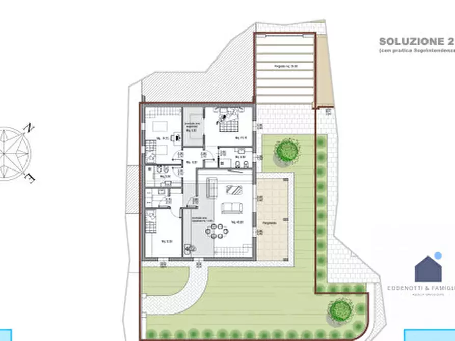 Immagine 3 di Casa bifamiliare in vendita  in Viale della Rimembranza, 72 a Castenedolo