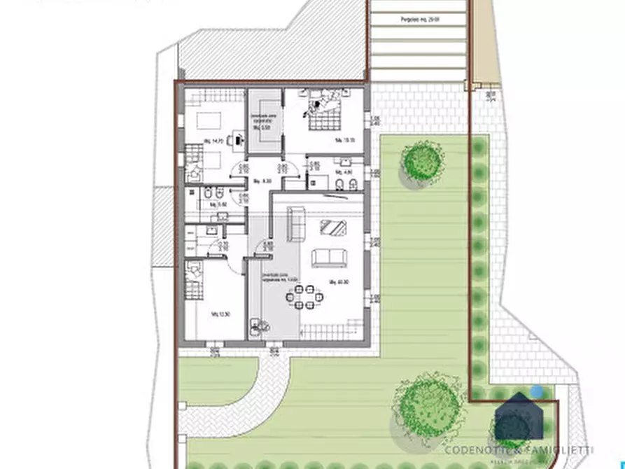 Immagine 4 di Casa bifamiliare in vendita  in Viale della Rimembranza, 72 a Castenedolo