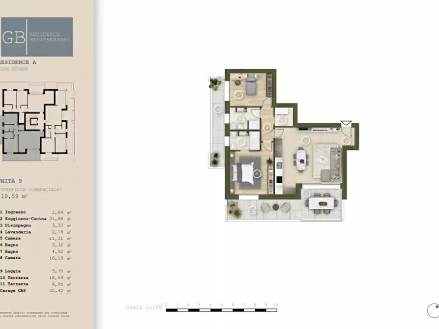 Immagine 1 di Appartamento in vendita  in Via Antonio Magarotto a Abano Terme