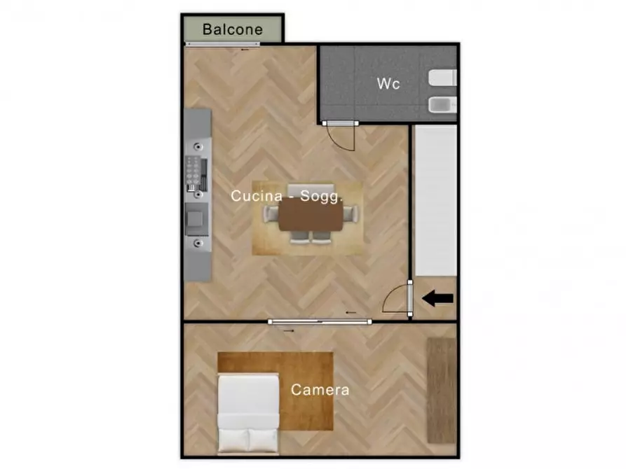 Immagine 9 di Appartamento in vendita  in Via Francesco Testa 9 a Monreale