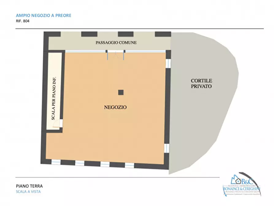 Immagine 11 di Negozio in vendita  in Via Filippo Serafini a Tre Ville