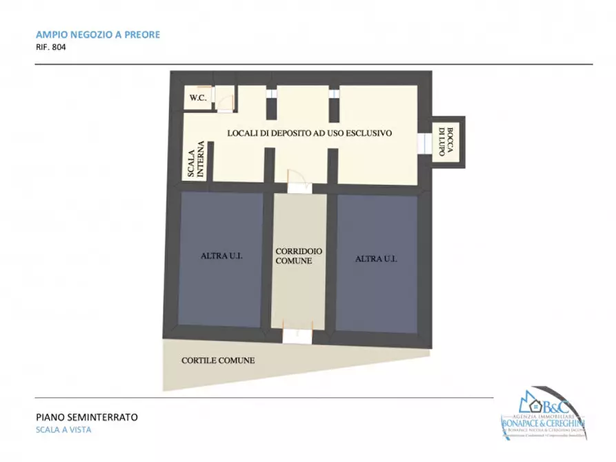 Immagine 12 di Negozio in vendita  in Via Filippo Serafini a Tre Ville