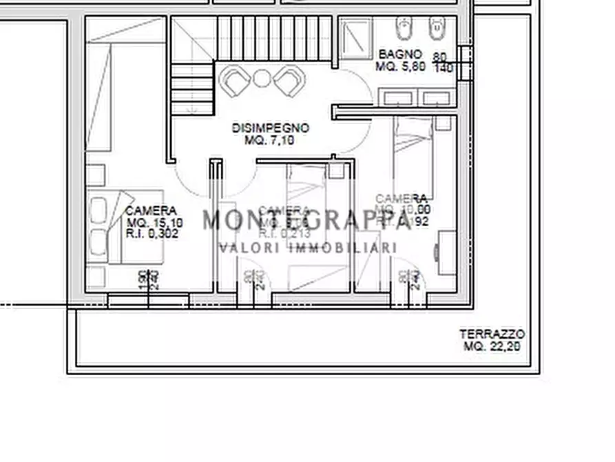 Immagine 5 di Casa bifamiliare in vendita  in Via Volon a Loria