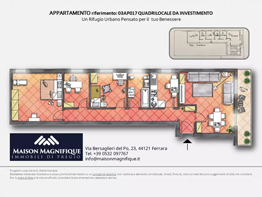 Immagine 28 di Appartamento in vendita  in Viale Pola a Ferrara