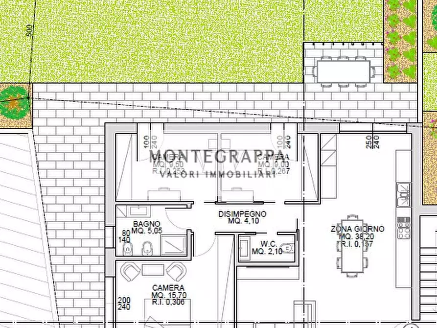 Immagine 5 di Appartamento in vendita  in Via Volon a Loria