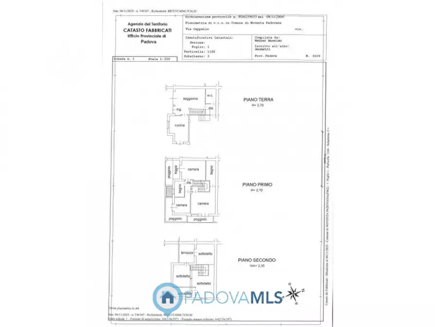 Immagine 20 di Casa quadrifamiliare in vendita  in via capello, 28/c a Noventa Padovana