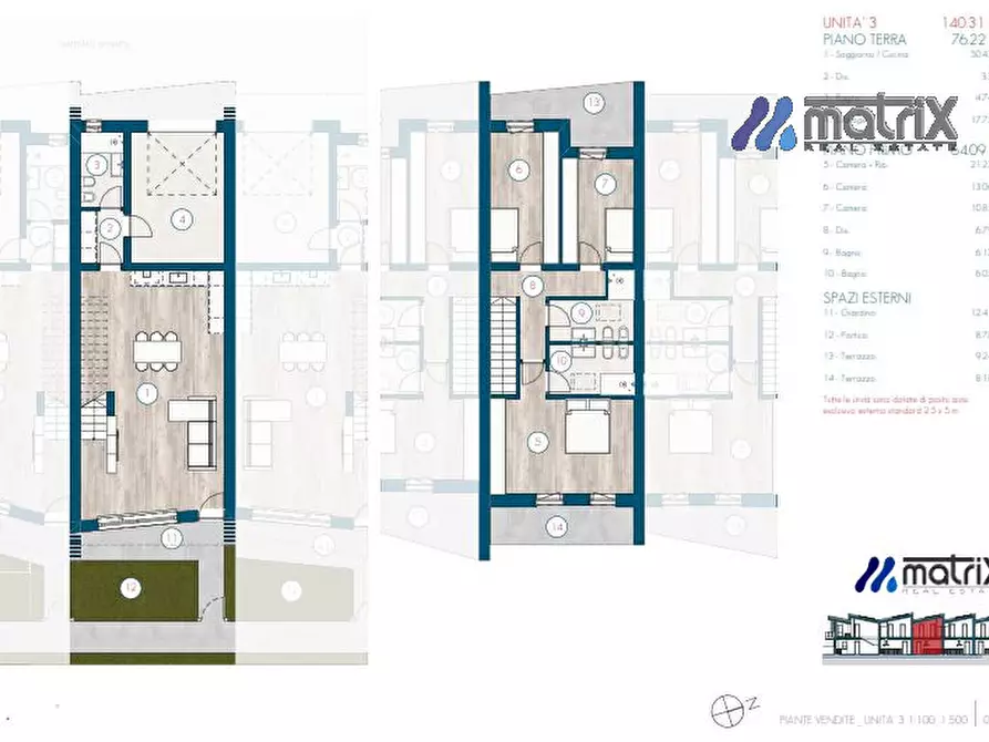 Immagine 35 di Villetta a schiera in vendita  in via vigonovese a Saonara