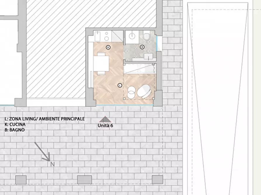 Immagine 5 di Ufficio in vendita  in Via della Gabella a Bologna