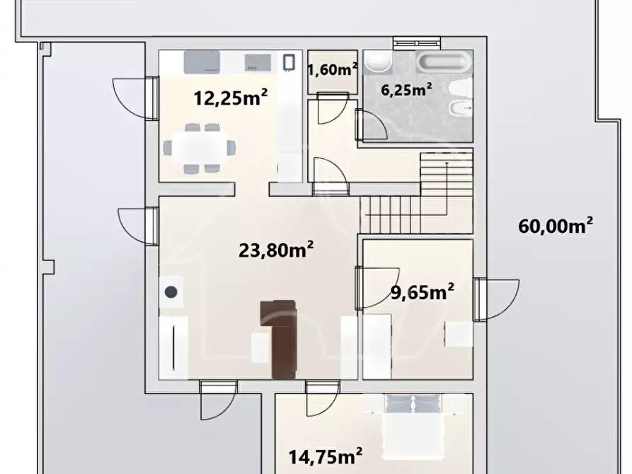 Immagine 40 di Casa indipendente in vendita  a Ferrara Di Monte Baldo