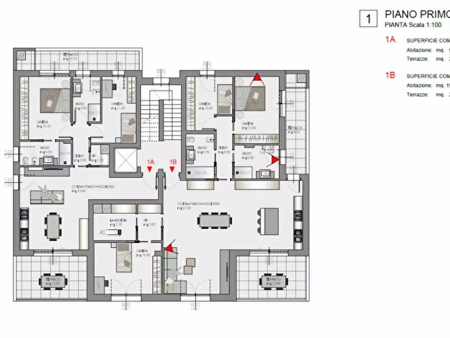 Immagine 2 di Appartamento in vendita  in Viale Marconi a Pordenone