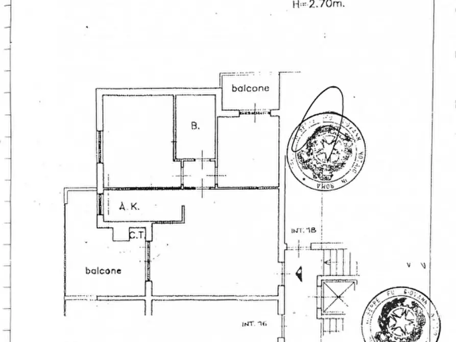 Immagine 28 di Attico in vendita  in Via Giulia Molino Colombini a Roma